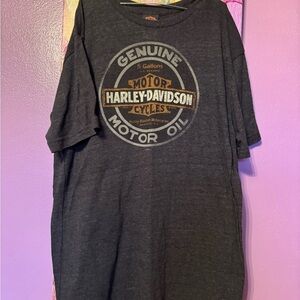 Harley-Davidson Charcoal Gray Motor Oil Tee XL